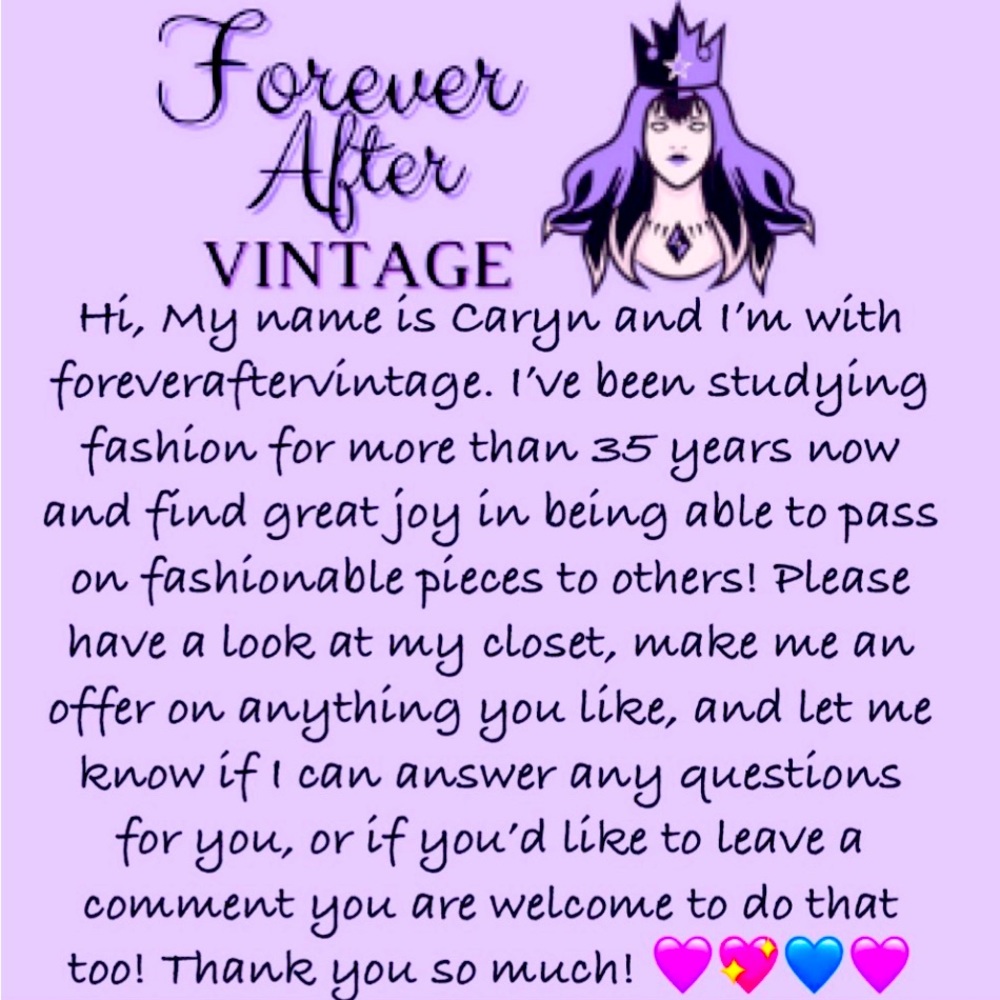 ForeverAfterVintage - true vintage fashion for those who love vintage fashion 😊